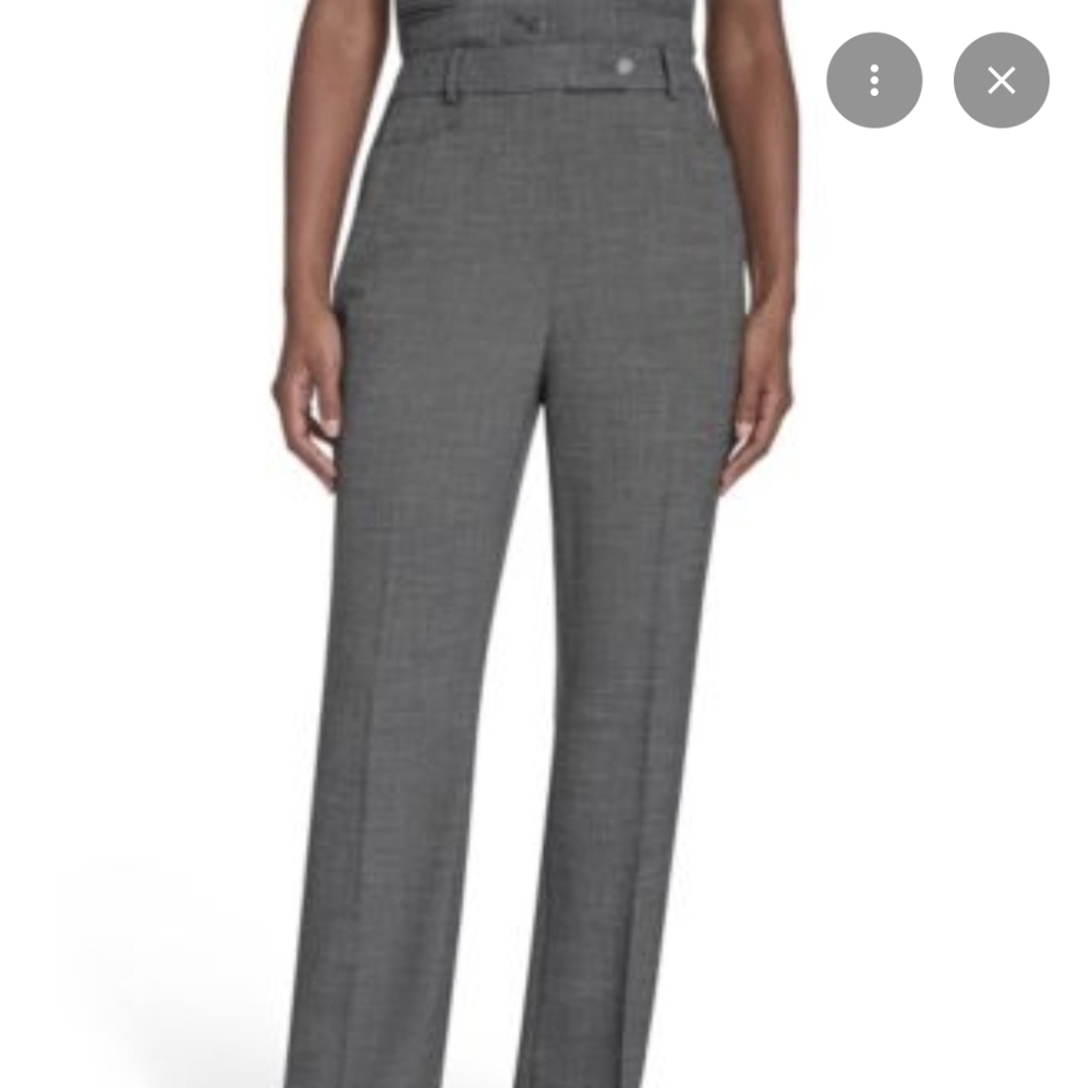 NWT Calvin Klein Elegant Gray Women's Pants Size 4